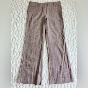 Ann Taylor Loft Women’s Linen Marisa Trouser Dress Pants Size 8